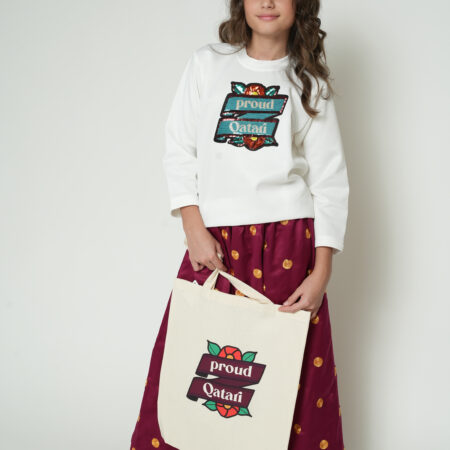 Tote bag proud Qatari